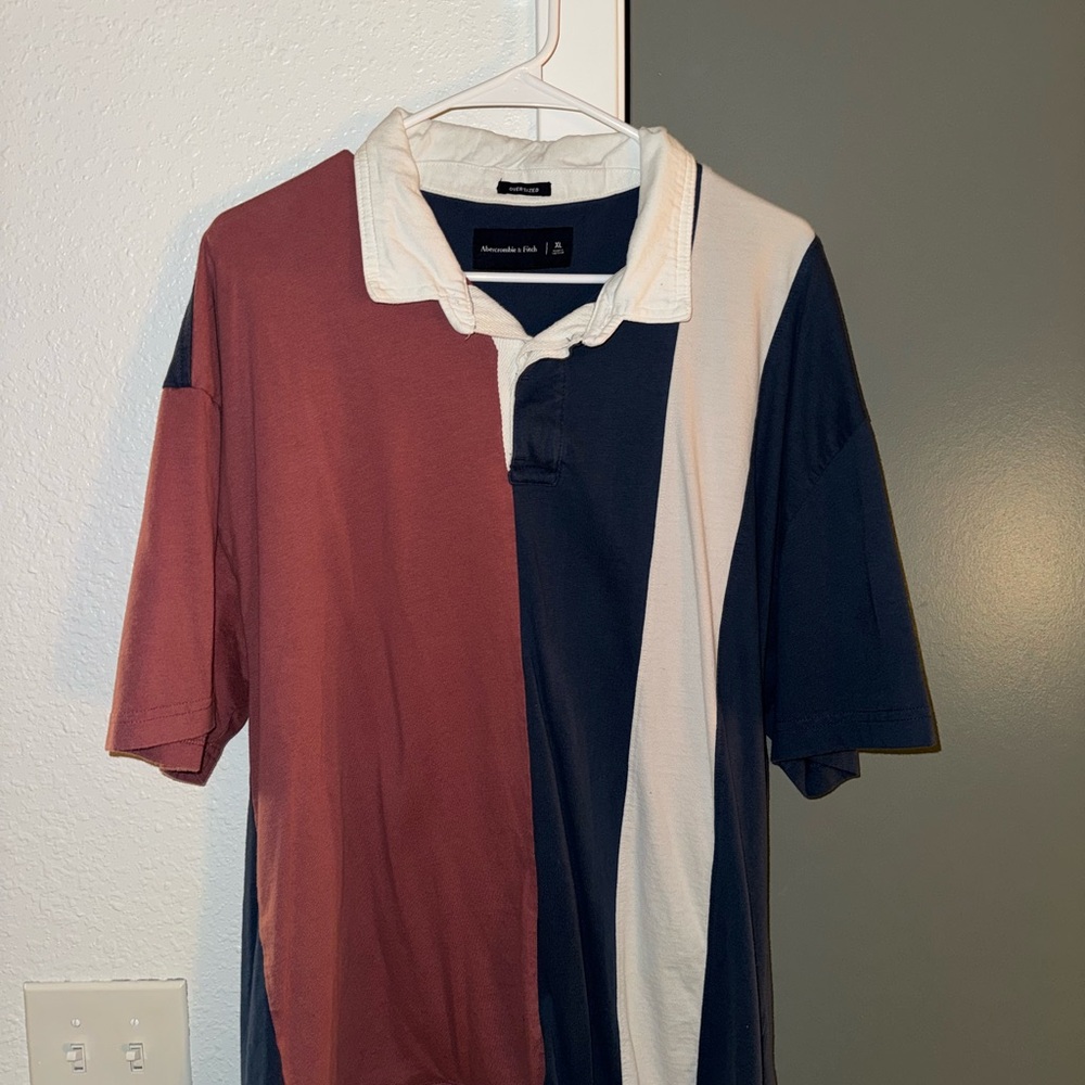 Abercrombie & Fitch Tricolor Polo Shirt